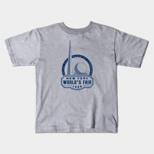 1939 1940 New York World's Fair Trylon and Perisphere Kids T-Shirt